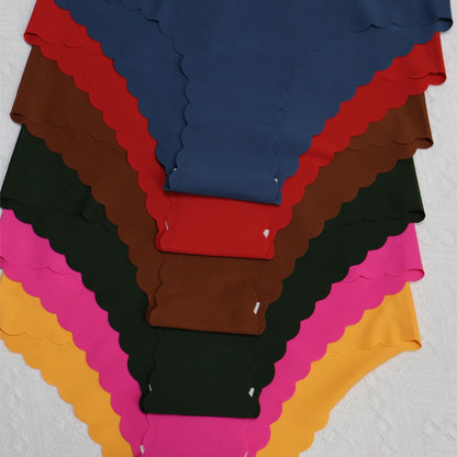 6-delige effen slip met geschulpte rand afbeelding 12