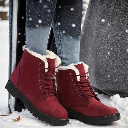 Antislip damessneeuwlaarzen met warme voering - Veilige winterstappen afbeelding 5