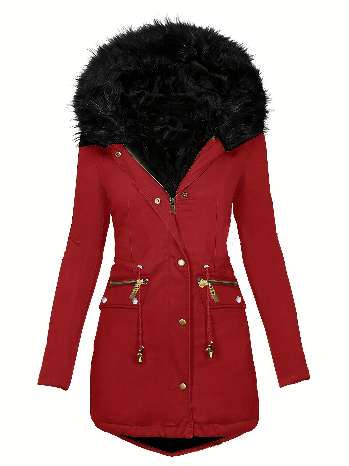 Trendy parka jas van luxe katoenmix | Verstelbare taille en praktische zakken | Perfect voor herfst en winter afbeelding 4