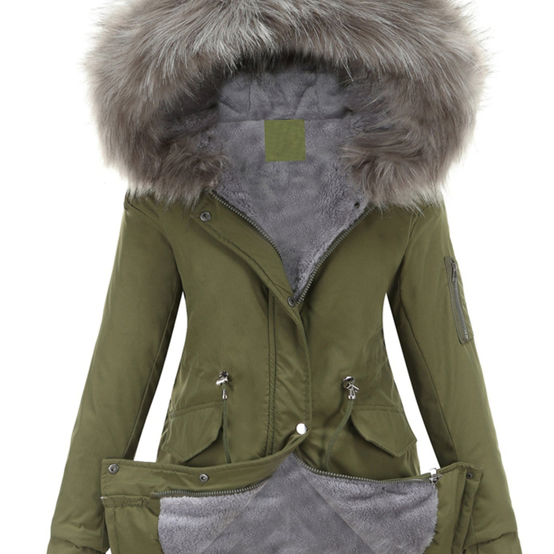 Stijlvolle heren parka jas - Warme katoenmix voor de herfst en winter afbeelding 12