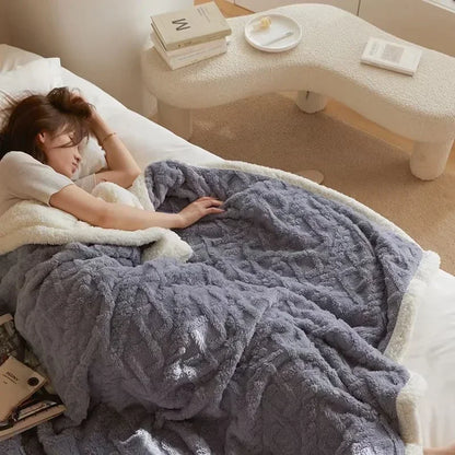 Nina | Dikke winter lamswollen deken