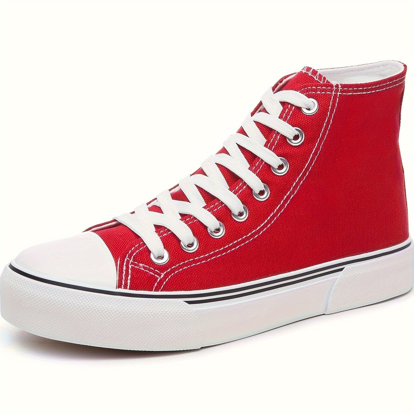 Casual canvas sneakers met rubberen zool afbeelding 9