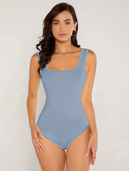 Stijlvolle mouwloze body met vierkante hals - Shop nu! afbeelding 7