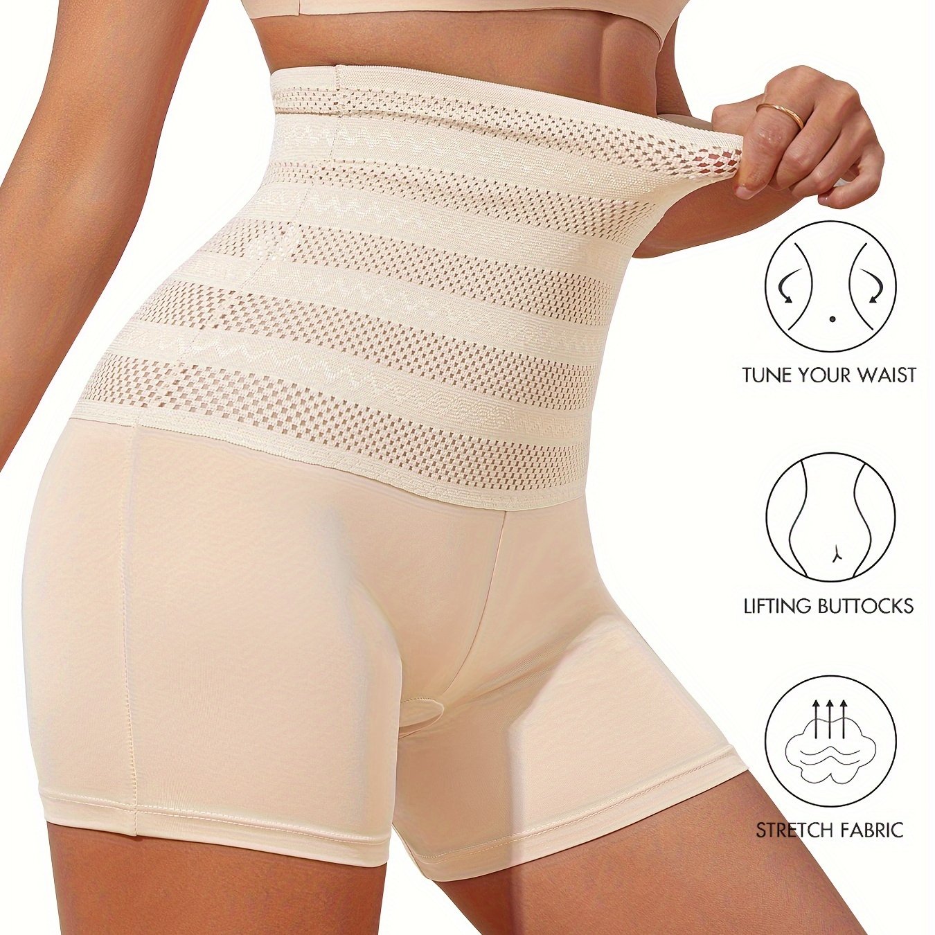 Corrigerende hoge taille onderbroek van ademende stof | Figuuraccentuerend en comfortabel afbeelding 14