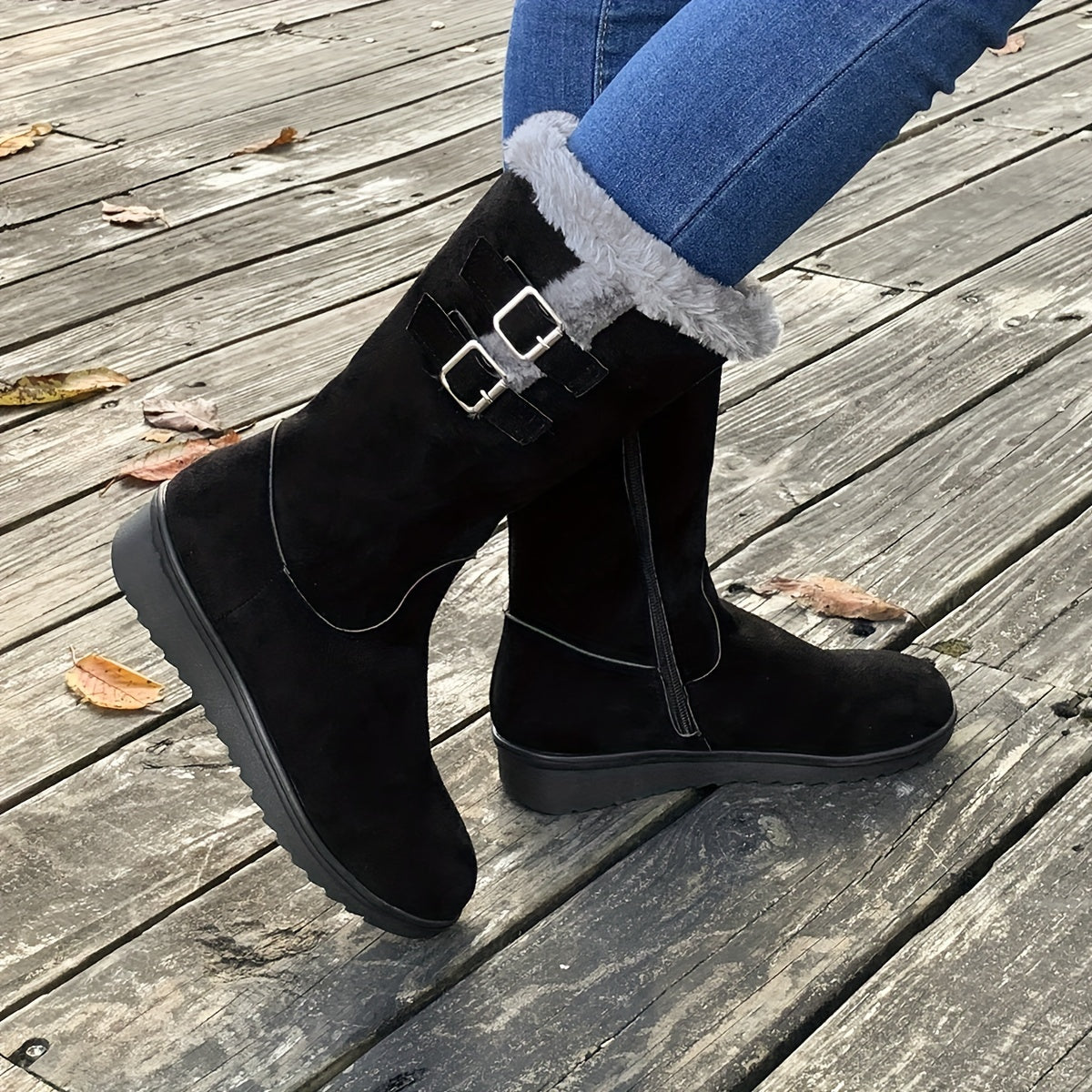 Donzige winterlaarzen voor dames: ultiem comfort en stijl in de kou! afbeelding 5
