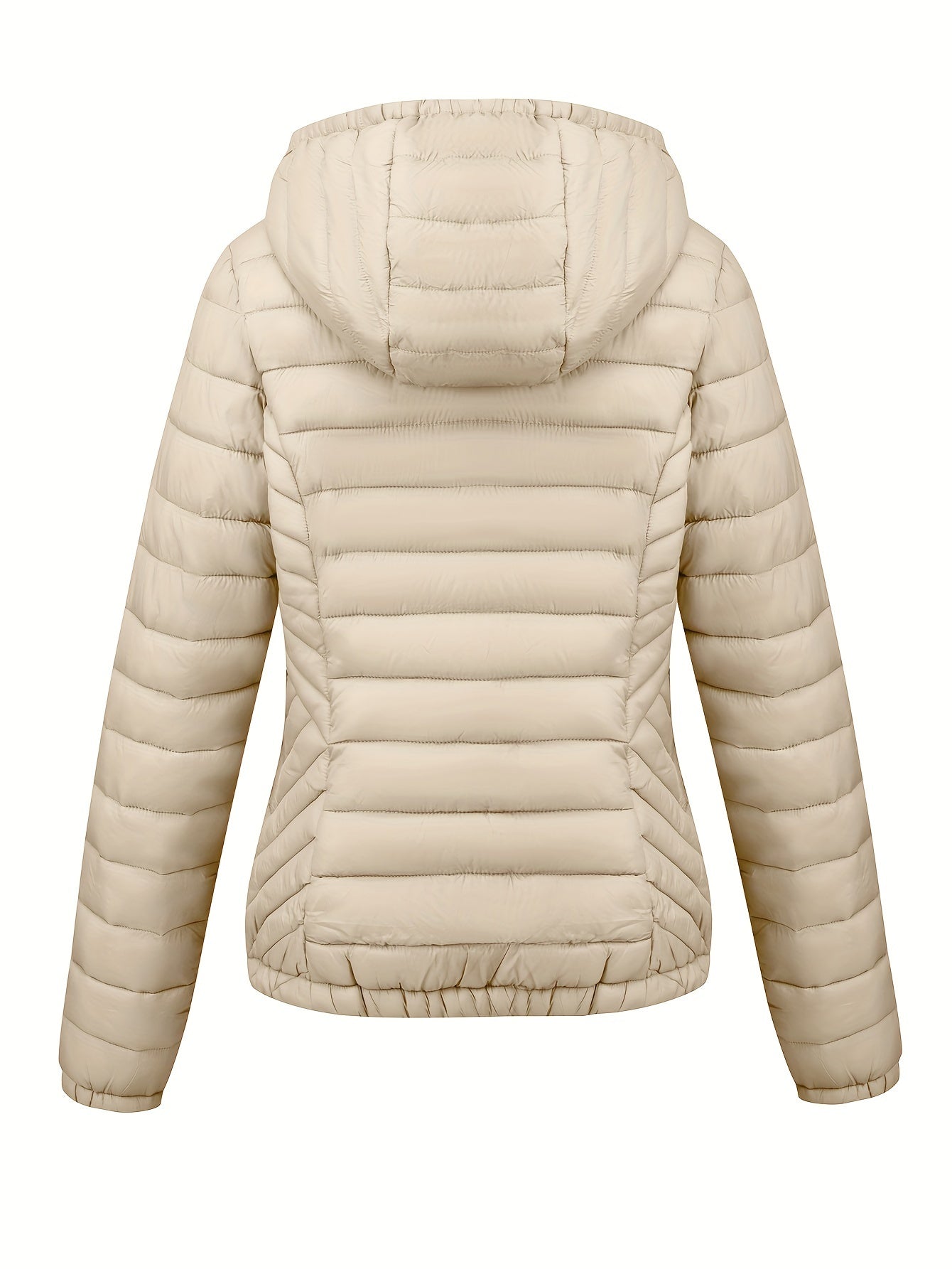 Modieuze gewatteerde ritsbare hoodie jas - stijlvol & warm voor elke gelegenheid! afbeelding 10
