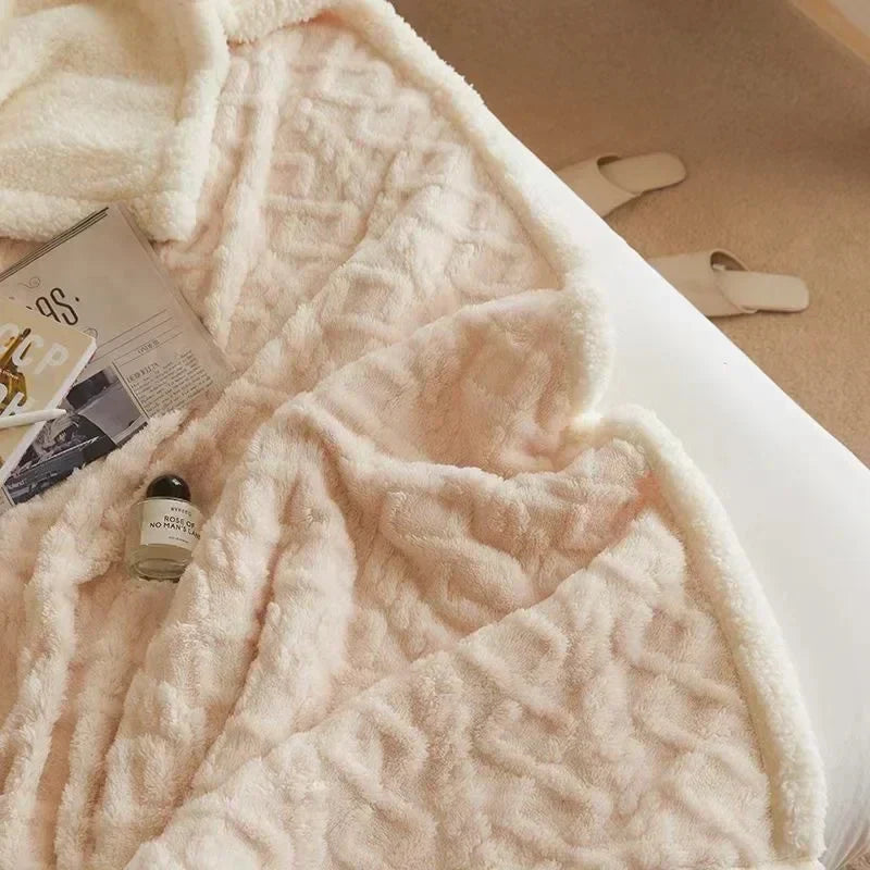 Nina | Dikke winter lamswollen deken