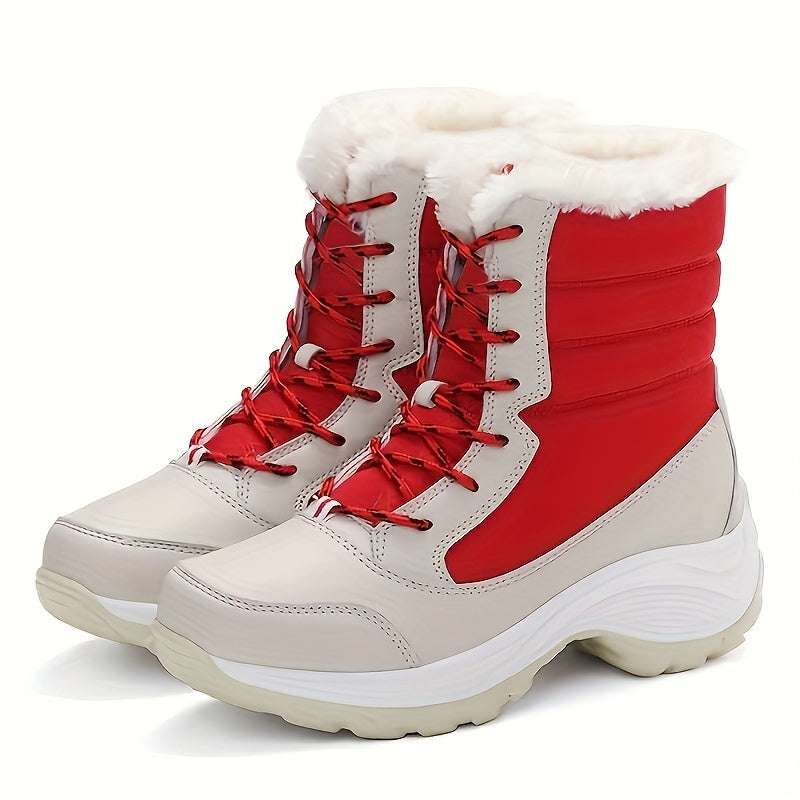 Stijlvolle en warme dames snowboots met pluche voering tegen de kou! Perfect voor de winter. Ontdek ze hier! afbeelding 8