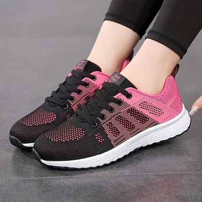 Ademende gebreide damessneakers afbeelding 4