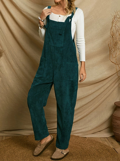Ontdek de comfortabele corduroy overall jumpsuit - jouw stijlvolle en praktische keuze! afbeelding 5
