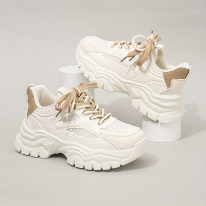 Emma | Comfortabele beige sneakers