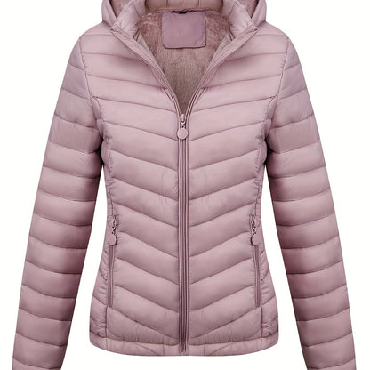 Stijlvolle en Comfortabele Puffy Hoodie Jas van Zachte Katoenmix | Herfst & Winter Essentieel afbeelding 16