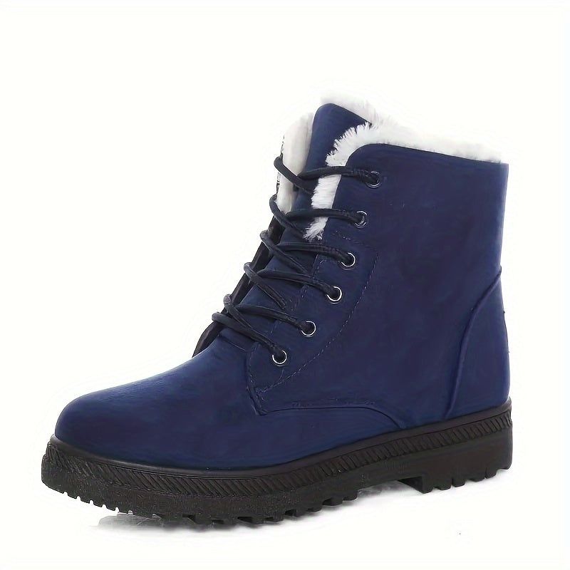 Antislip damessneeuwlaarzen met warme voering - Veilige winterstappen afbeelding 4