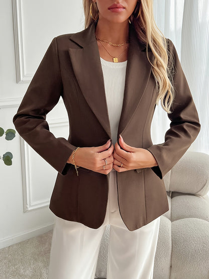 Luxe en veelzijdige damesblazer: tijdloos design en hoogwaardige kwaliteit afbeelding 6