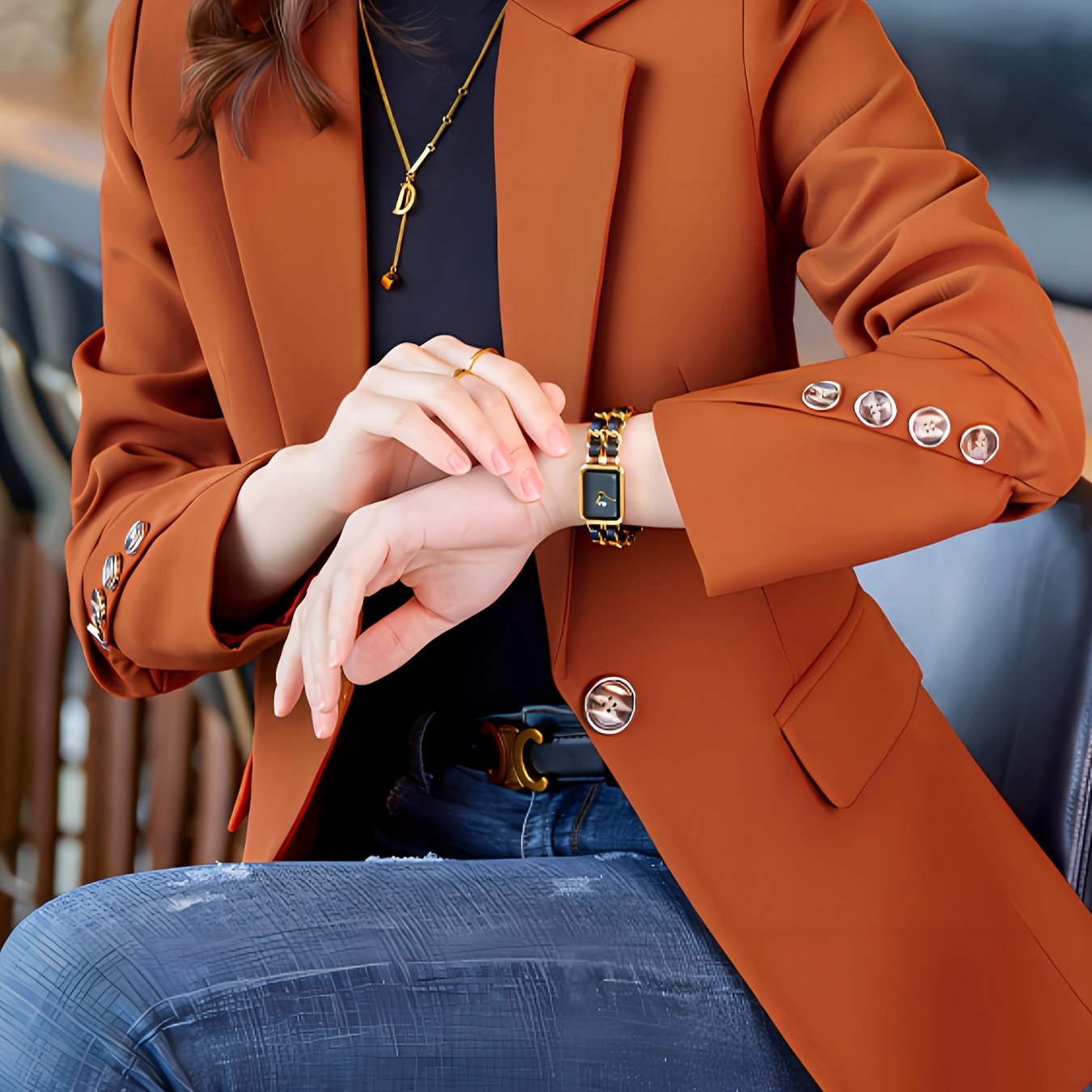 Stijlvol en veelzijdig: Ontdek de Perfecte Blazer voor Elke Gelegenheid! Luxe, duurzame katoenmix. Shop Nu. afbeelding 11