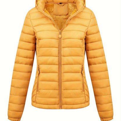 Modieuze gewatteerde ritsbare hoodie jas - stijlvol & warm voor elke gelegenheid! afbeelding 14