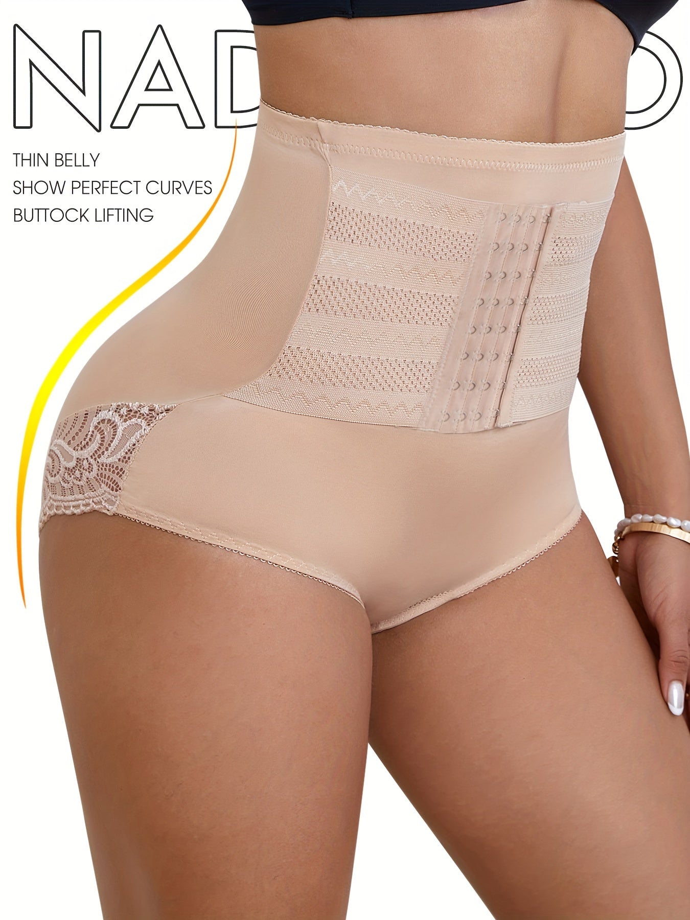 Hooggetailleerd Nina slipje: comfortabele buikcontrole & billenlift in stijl afbeelding 6