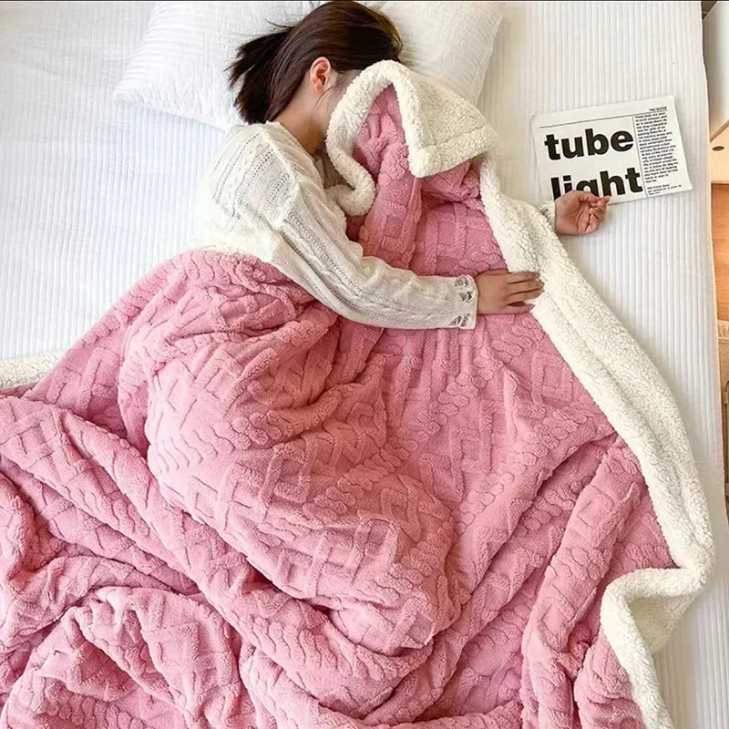 Nina | Dikke winter lamswollen deken