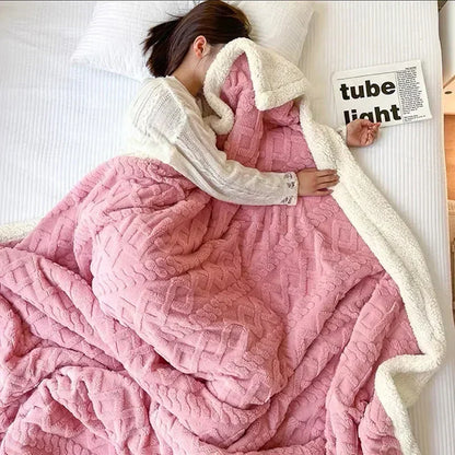 Nina | Dikke winter lamswollen deken