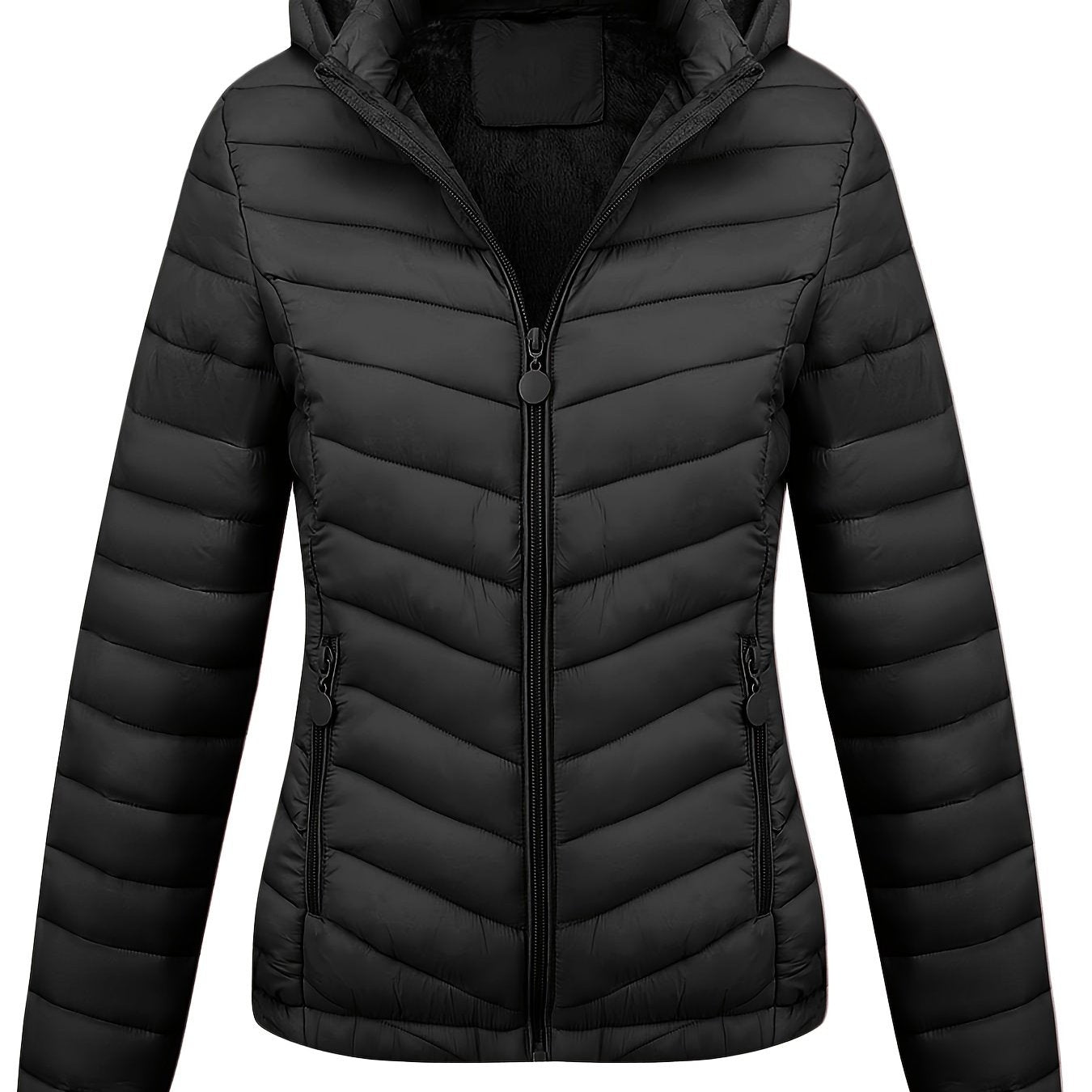 Stijlvolle en Comfortabele Puffy Hoodie Jas van Zachte Katoenmix | Herfst & Winter Essentieel afbeelding 11