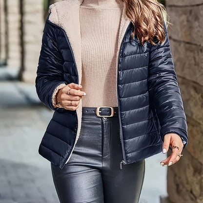 Gewatteerde Winterjas met Capuchon voor Dames: Stijlvol en Warm - Koop Nu! afbeelding 12
