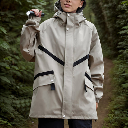 Waterdicht lichtgewicht windjack van premium katoenmix | Bescherming en stijl in één | Perfect voor herfst en winter afbeelding 14