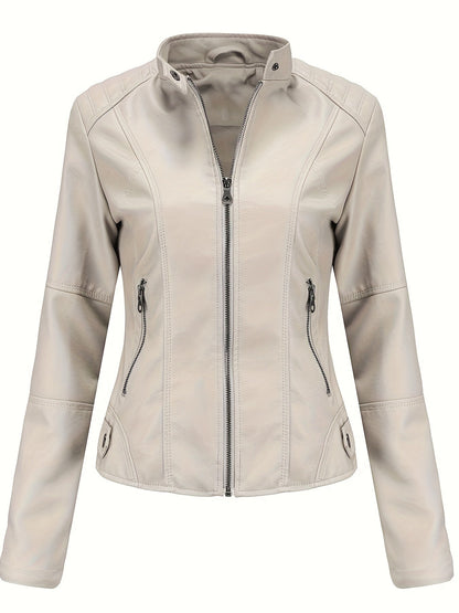 Stoer en stijlvol: Faux leren bikerjack voor heren – perfect voor de winter! afbeelding 2