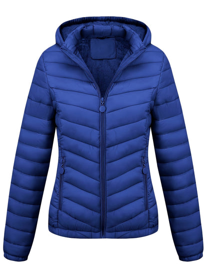 Stijlvolle en Comfortabele Puffy Hoodie Jas van Zachte Katoenmix | Herfst & Winter Essentieel afbeelding 4