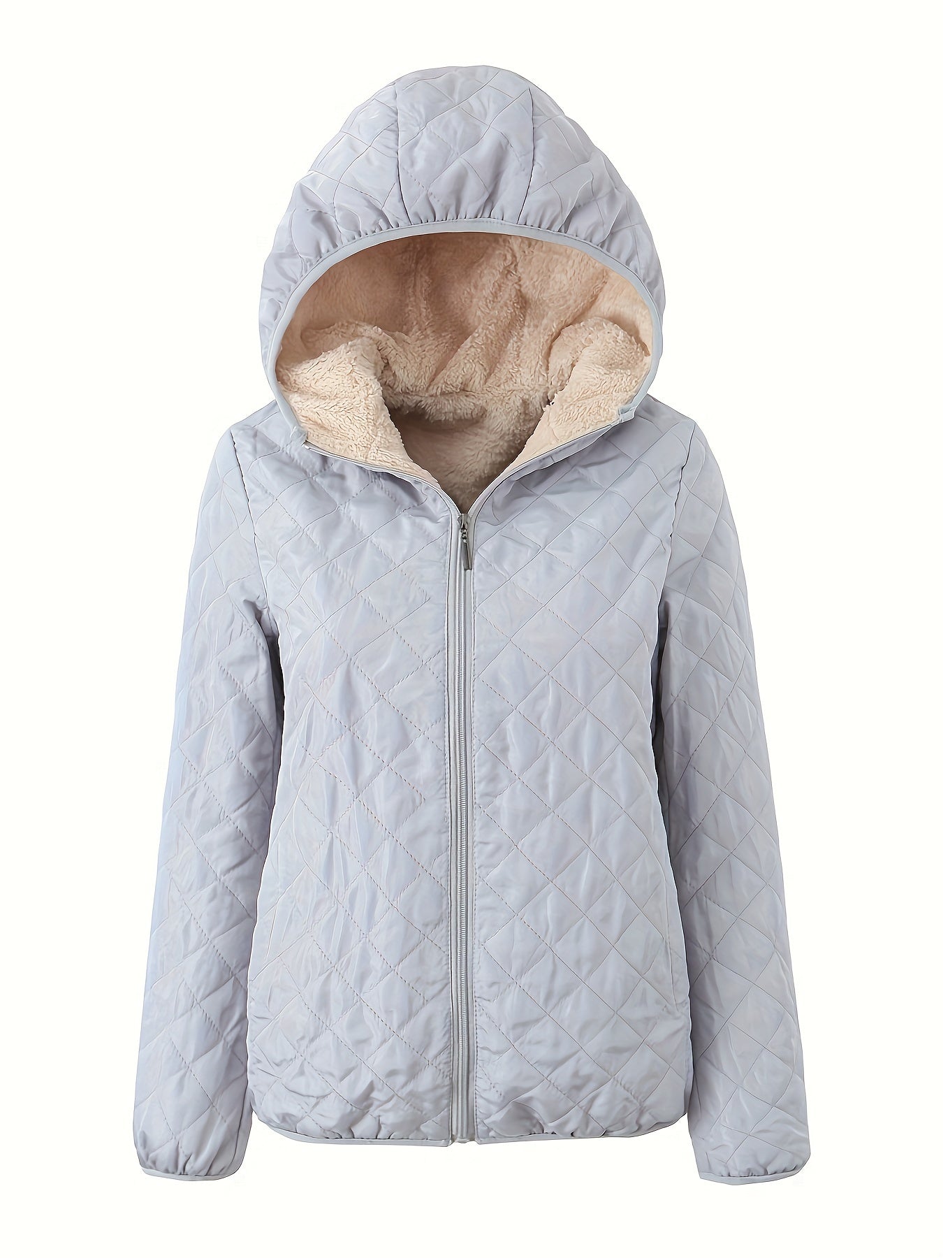 Gewatteerde jas met capuchon en rits - perfecte combinatie van comfort en stijl afbeelding 8