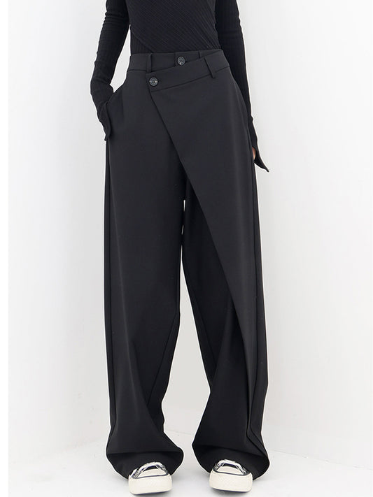 Nina | Asymmetrische wijde broek