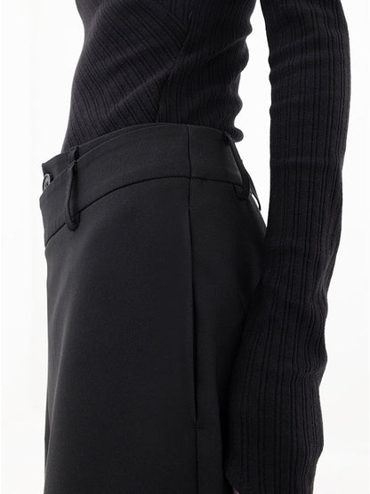 Nina | Asymmetrische wijde broek