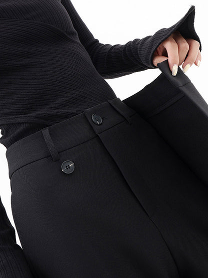 Nina | Asymmetrische wijde broek