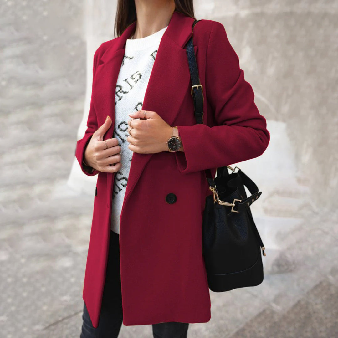 Sophie | Lange winterjas voor dames