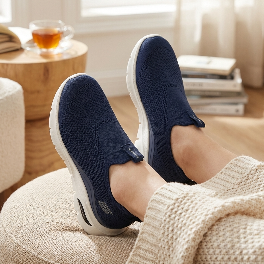 Jasper | zwarte slip-on sneakers
