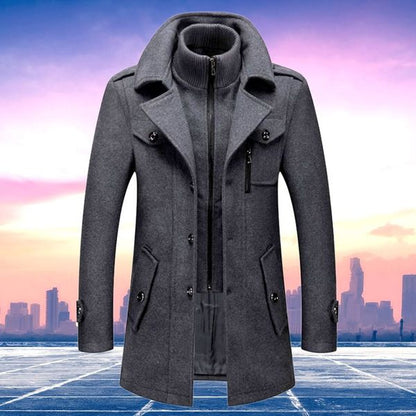 Stijlvolle tweedelige heren winterjas: optimale warmte en comfort afbeelding 4