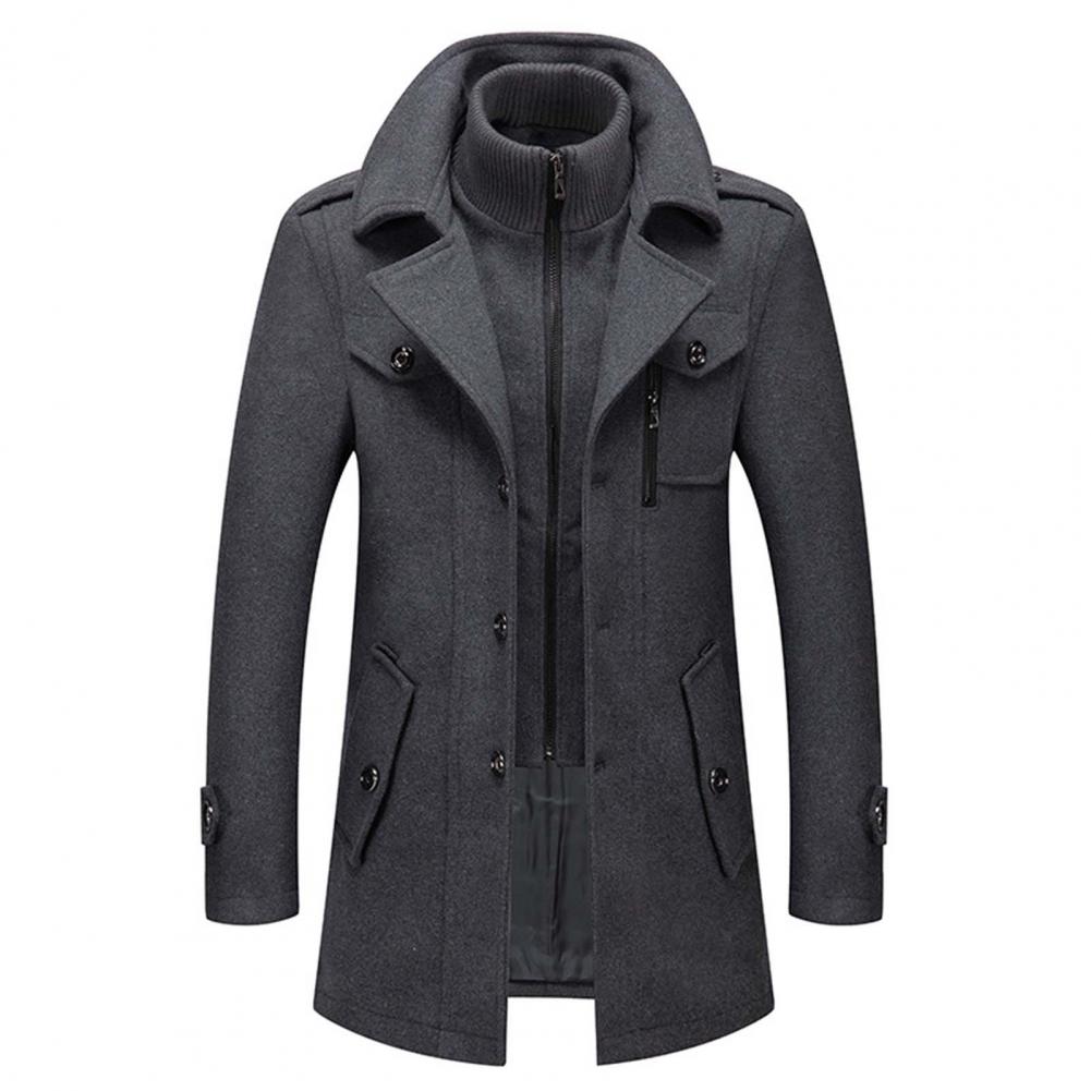 Stijlvolle tweedelige heren winterjas: optimale warmte en comfort afbeelding 24