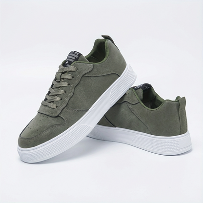 Daan | Effen kleur lage heren sneakers