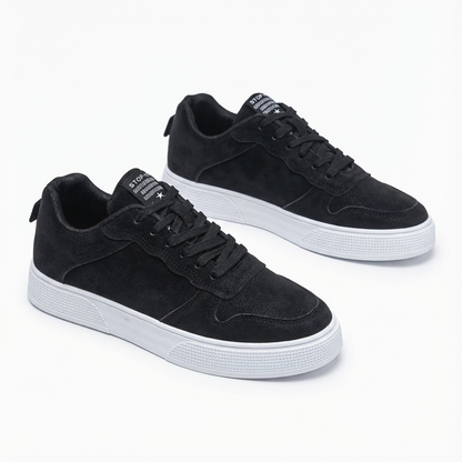 Daan | Effen kleur lage heren sneakers