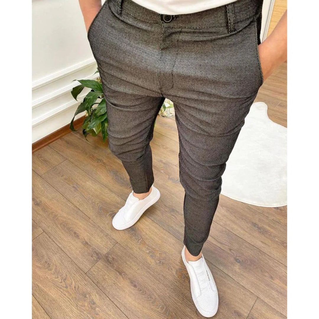Stijlvolle en comfortabele regular fit broek van hoogwaardige katoenmix - een essentiële aanvulling voor je garderobe afbeelding 10