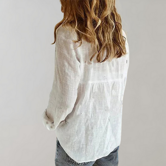 Nina | Katoenen damesblouse