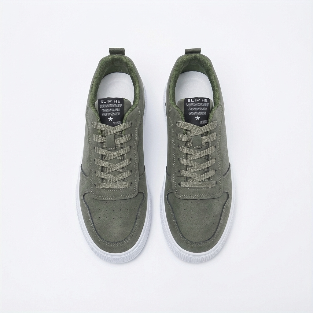 Daan | Effen kleur lage heren sneakers