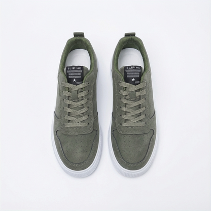 Daan | Effen kleur lage heren sneakers