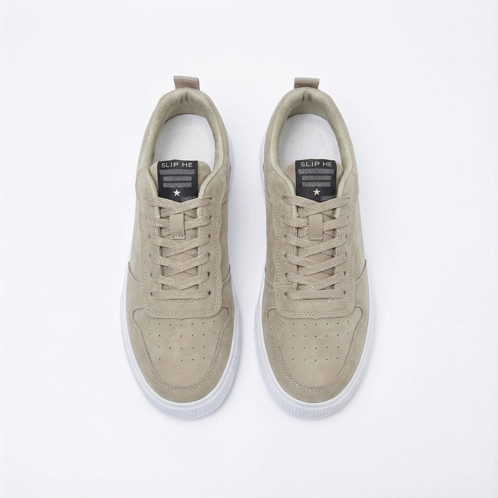 Daan | Effen kleur lage heren sneakers
