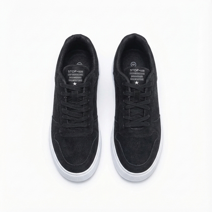 Daan | Effen kleur lage heren sneakers