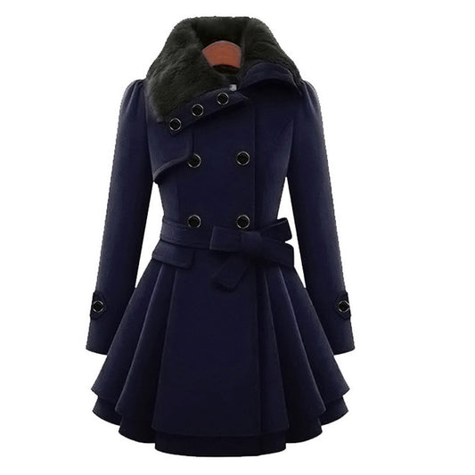 Nina | Warme lange winterjas voor dames