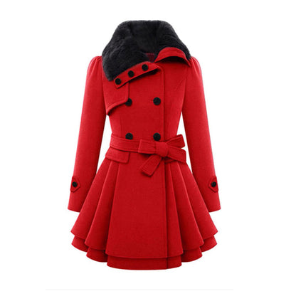 Nina | Warme lange winterjas voor dames