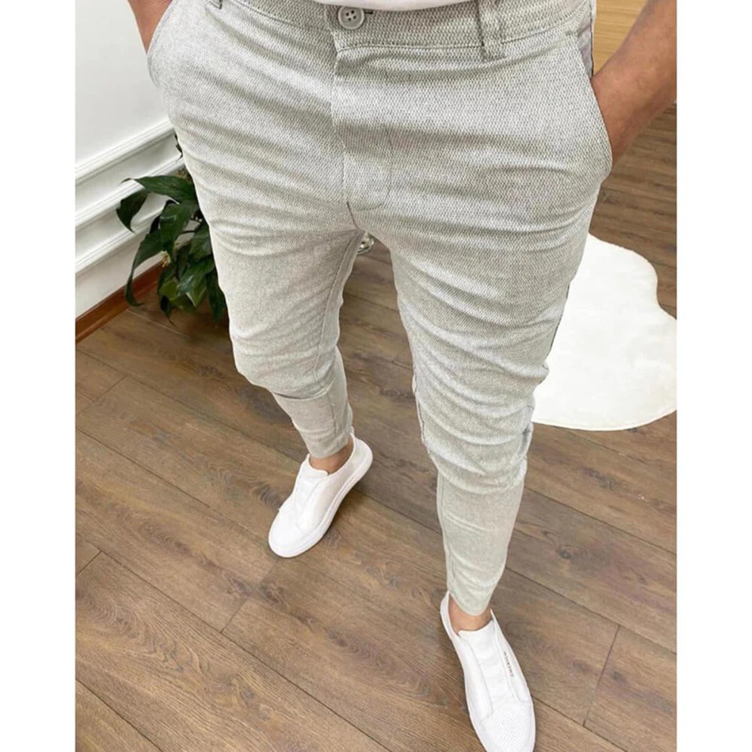 Stijlvolle en comfortabele regular fit broek van hoogwaardige katoenmix - een essentiële aanvulling voor je garderobe afbeelding 20