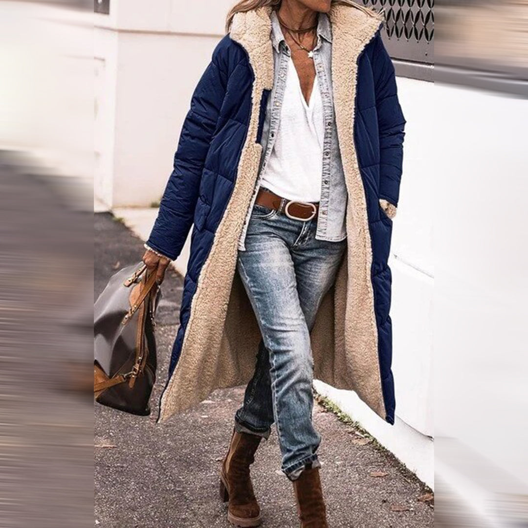 Hazel | Lange winterjas voor dames