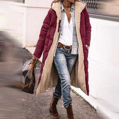 Hazel | Lange winterjas voor dames