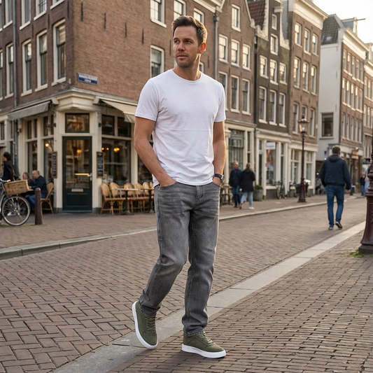 Thijs | Klassieke denim jeans met rechte pasvorm